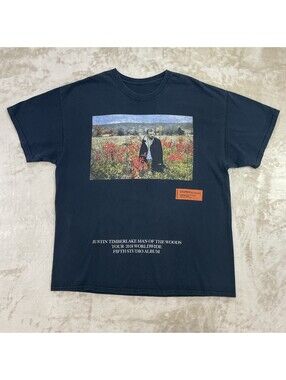 Justin Timberlake “Man of the Woods” 2018 Concert Tour T-Shirt Mens Size L